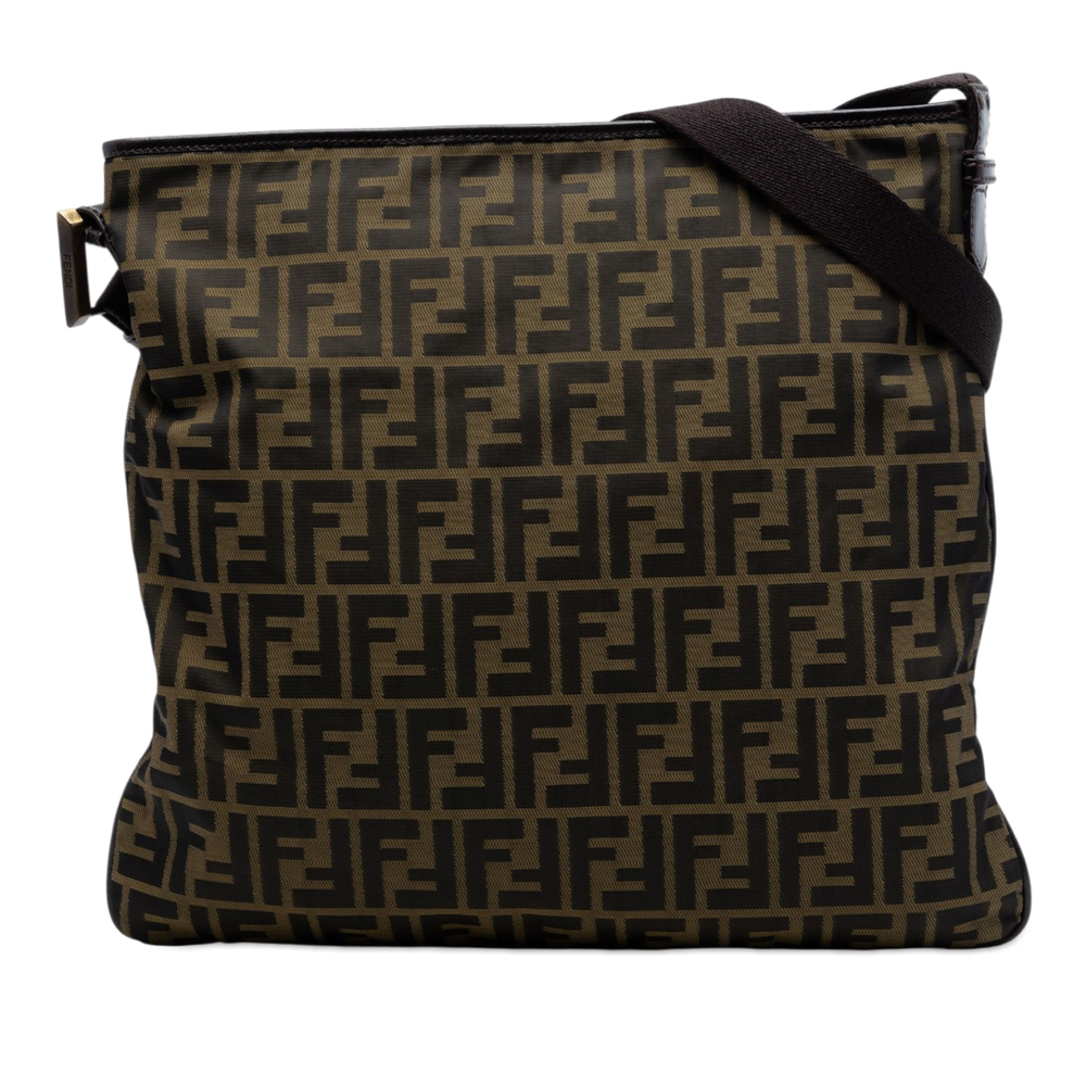 Pre-Loved Fendi Zucca Canvas Crossbody